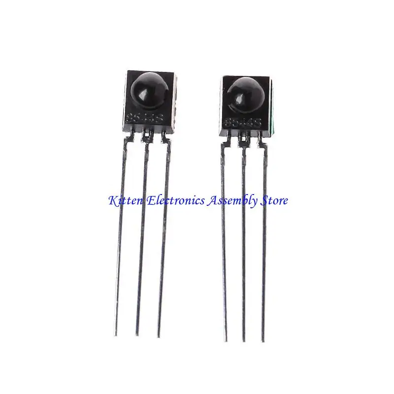 96GD 2PCS DIP-3 IC TSOP4838 IR RURE RURE 38KHz Remote podczerwieni Moduł promieniowania podczerwieni