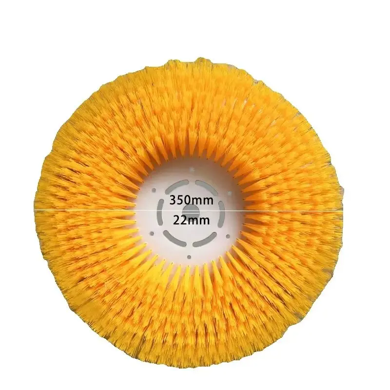 Diameter Clean D350MM Board D320mm Bristle Height 55mm Photovoltaic Panel Cleaning Brush Solar Panel Billboard Electric Disc