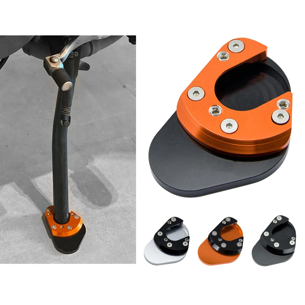 

Kickstand Side Stand Pad Enlarge Extension Plate For KTM 125 200 390 RC Duke 2014-2021 990 SMT Adventure 2009-2014 Husqvarna 701