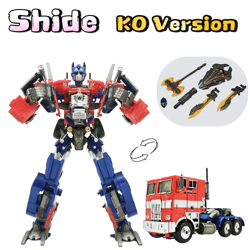 Shide 2966-23 KO M07 Flachkopf OP Legierung LKW Transformierbarer Roboter-Figur Film-Sammlerstück Verwandlungs-Spielzeugmodell Sammelgeschenke