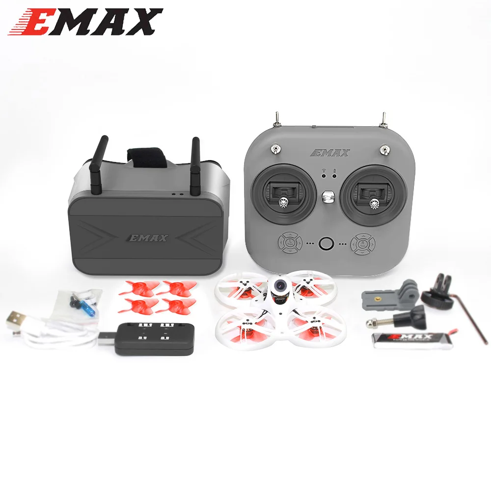 Emax Tinyhawk III 3 RTF FPV Racing Drone F4 FC 5A 4 in1 ESC 15000KV Motor RunCam kamera E8 nadajnik i Transporter 2 gogle