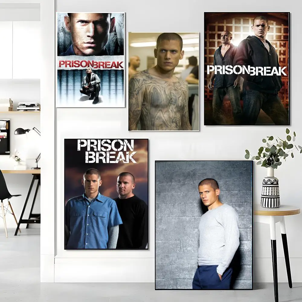 tv series P-Prison Break-K Painting Calligraphy Artwork for Living Room Bedroom Office Home Decor