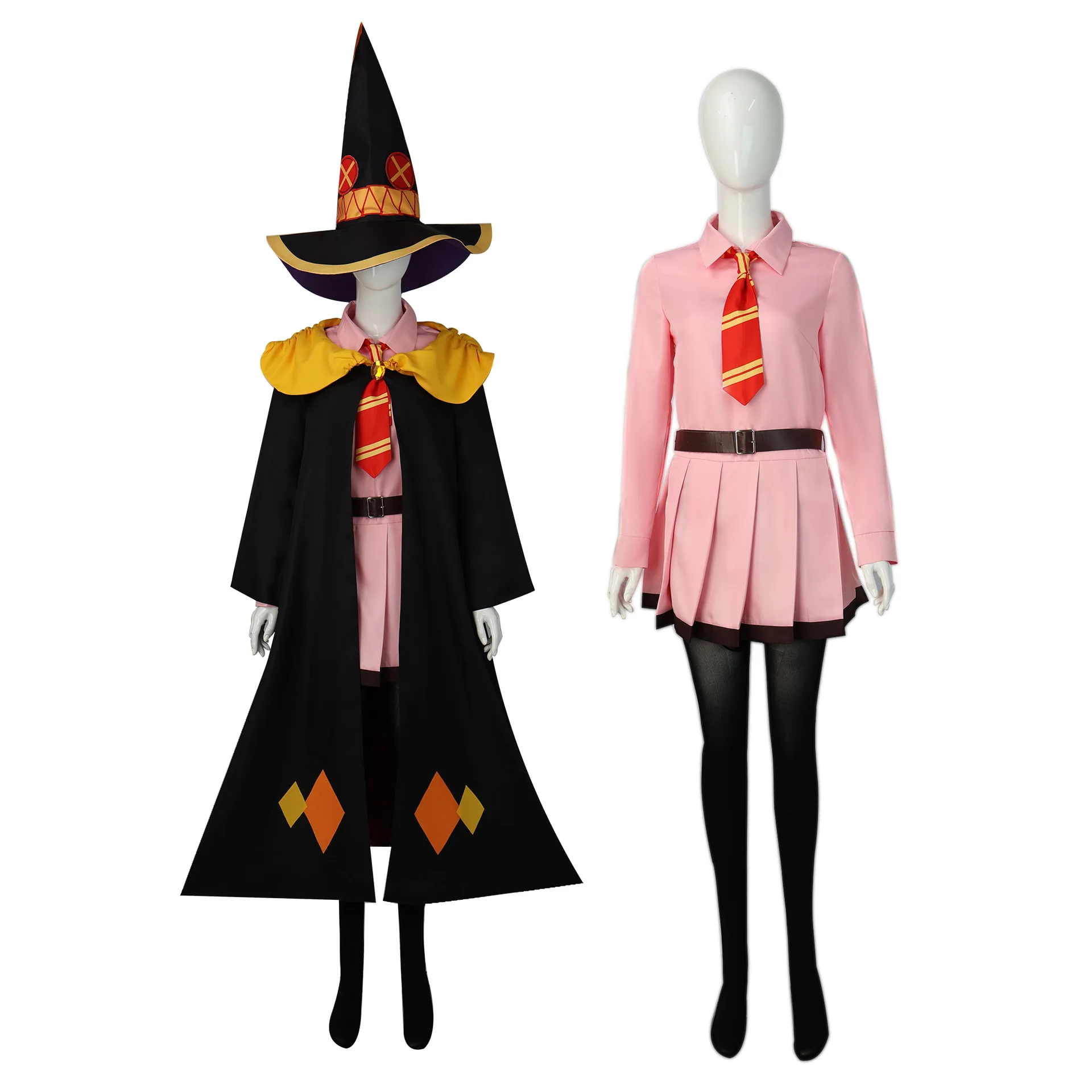 

Presenting The "Burst Flame" Cosplay Costumes For A Wonderful World - Costumes For Huihui, Yunyun, And Alu.