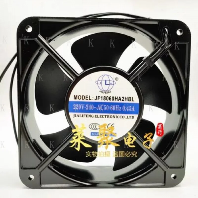 

C FOR JIAFENG JF18060HA2HBL AC220V-240V 0.45A 18CM Metal Cooling Fan
