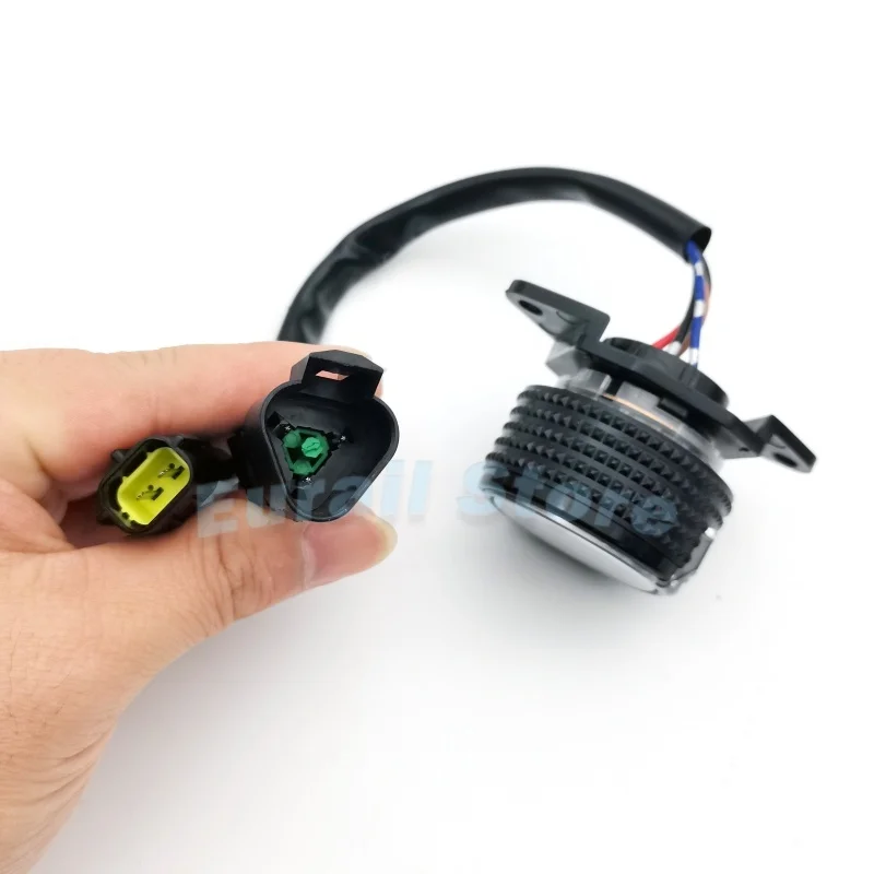 21Q4-20812 piezas eléctricas de excavadora interruptor de perilla de acelerador para Hyundai R140-9 R200-9 R210-9 R220-9 21Q420812 Accel Dial Assy
