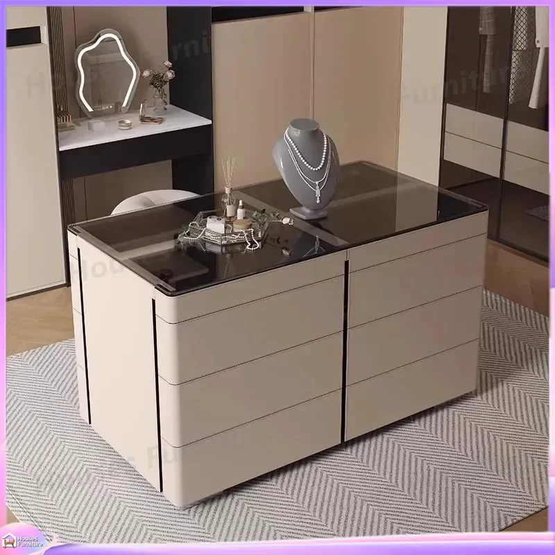 Modern Luxury Shoe Cabinet Italian Saddle Leather Entryway Storage Bench Hallway Organizer Floor Standing Display Rack