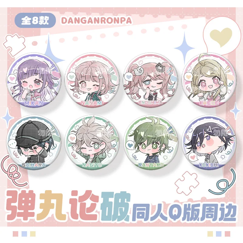 Hot New Anime Danganronpa Badge Kokichi Oma Cosplay Badge Brooch Pin Anime Accessories Birthday Gifts
