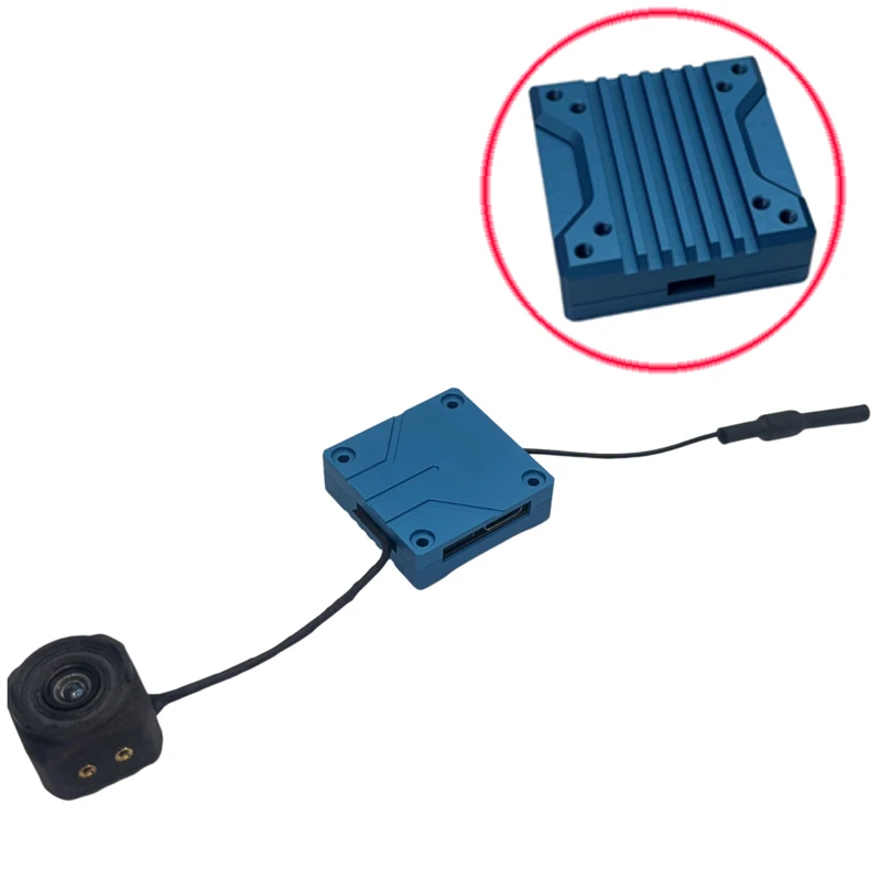 1Set 6061 Aluminum Alloy Heat Dissipation Casing Fully-wrapped Protection Modified Shell for DJI O4 Air Unit RC Drone DIY Parts