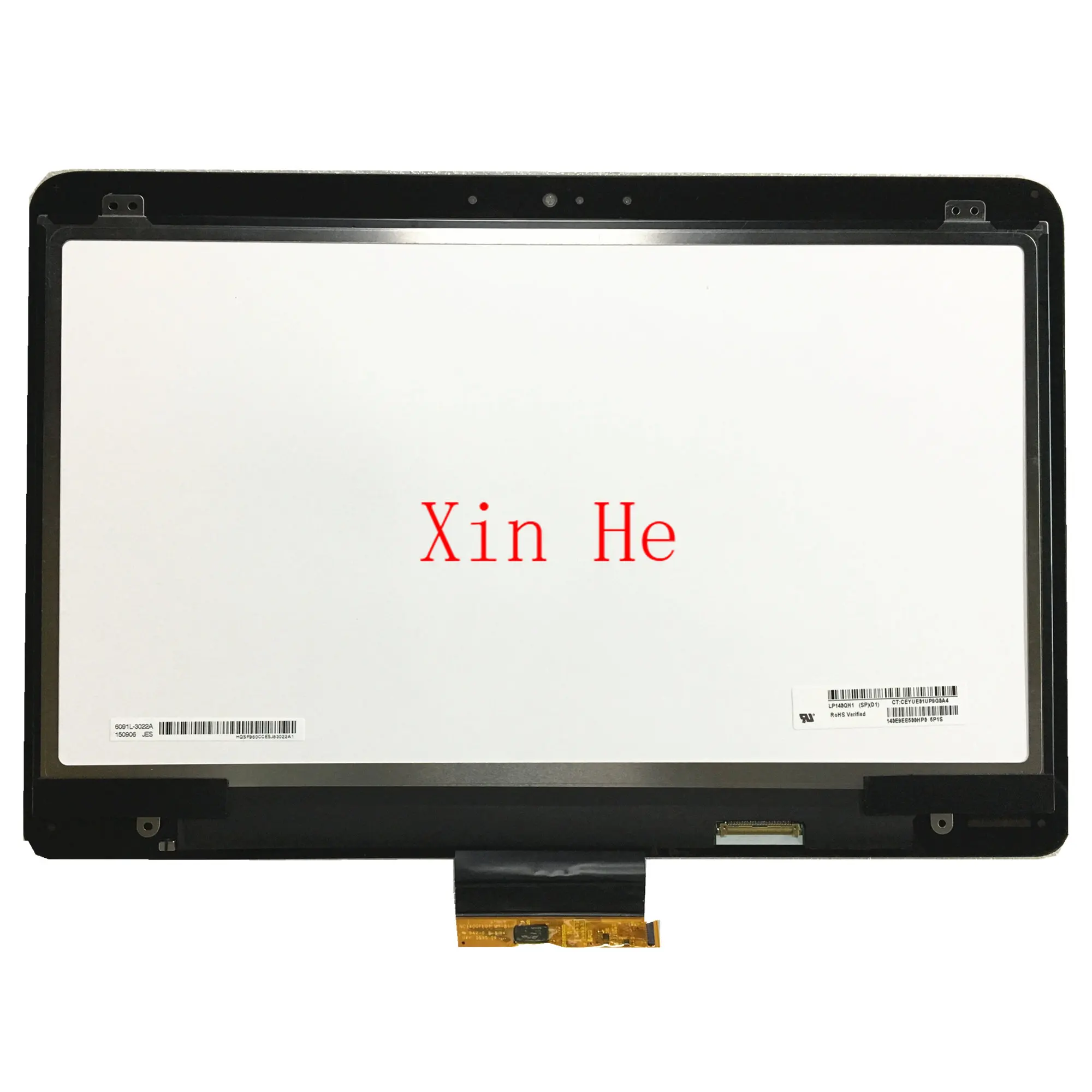  LP140QH1-SPD1 14.0'' Laptop LCD Touch Screen Digitizer Assembly for HP EliteBook Folio 1040 G3 IPS 2560*1440