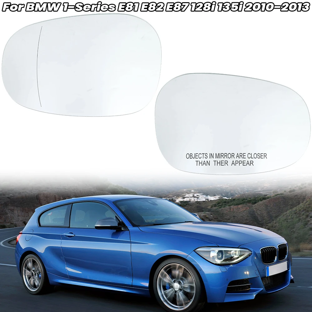 Side Mirror Glass Fit For BMW 1 Series E81 E82 E87 E88 Facelift 3 Series E90 E91 E92 E93 2009‑2013 Heated Lens Car Accessories