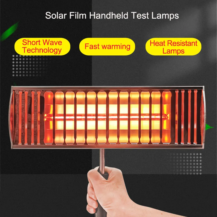 

1000w Handheld Heating Paint Lamp Infrared Curing Lamp Portable Car Body Baking Light Shortwave Paint Drying Lamp Auto Tool