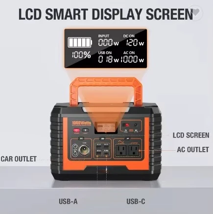 Power Supply Portable Solar Generator 1500w 2000w Power Stations