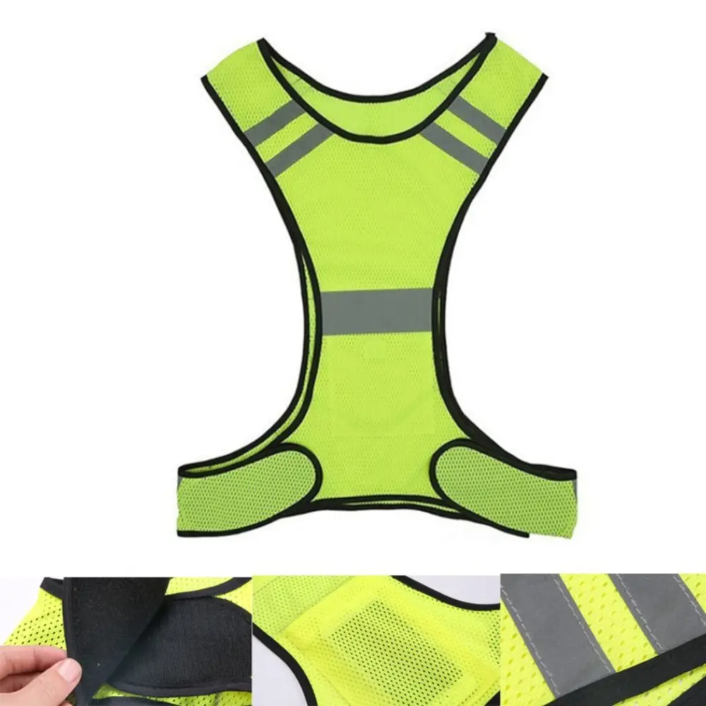 High Visibility Reflective Safety Vest Breathable Fashion Motorcycle Riding Waistcoat Comfortable Wear Resistant