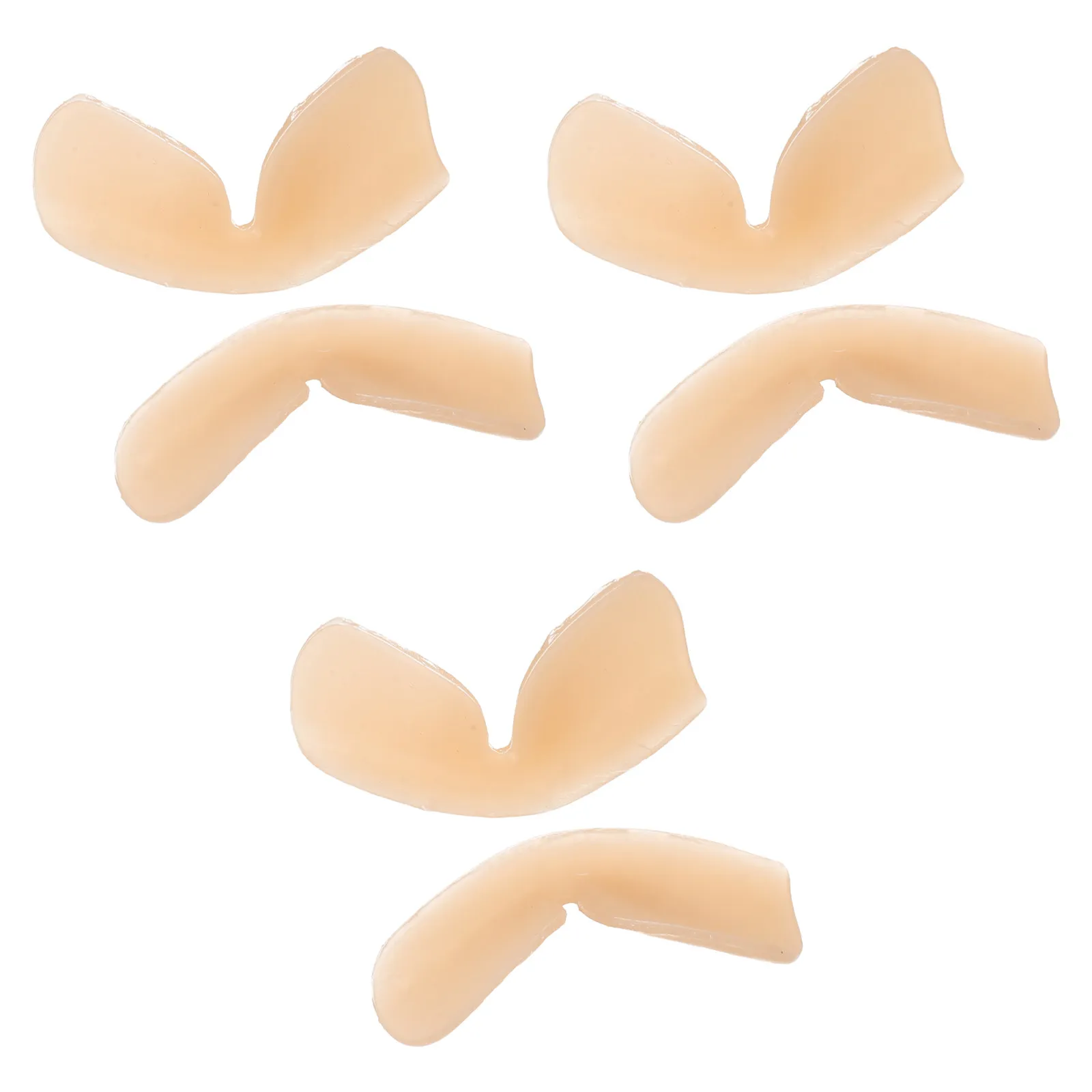 6Pairs Elf Ear Invisible Tape Matte Finish Ear Correction Patch Comfortable Adhesive Support for Heavy Earrings Daily Wear