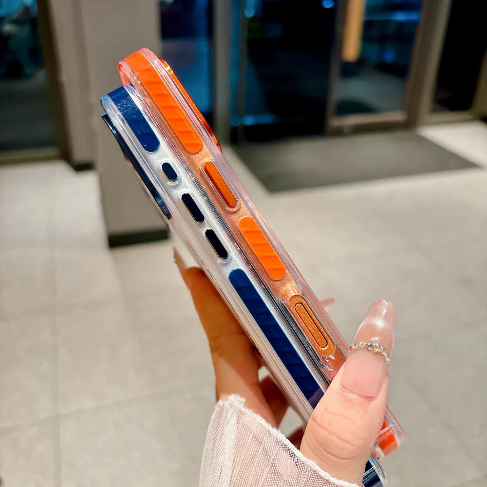 Vertical Stripe For MagSafe Magnetic Phone Case Shockproof Large Camera Window Protective Cover For iPhone 18 Pro 17 16 Pro Max view 5
