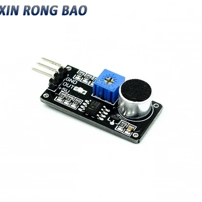 Sound Sensor Module 3 pin Voice Sound Detection Sensor Amplifier LM393 Electret Microphone DIY Kit