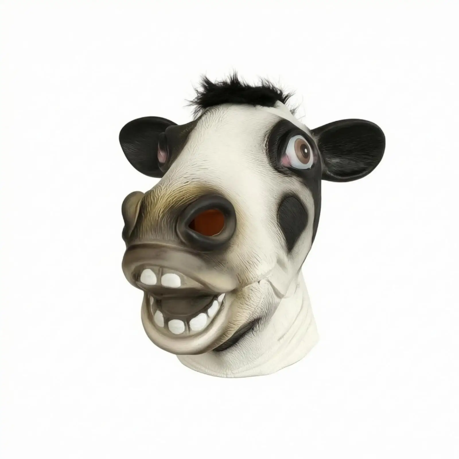 牛の頭飾り、面白い牛の頭の装飾品、大人、コスプレイヤー、ハロウィン、コスプレ、ステージ用のリアルな装飾品