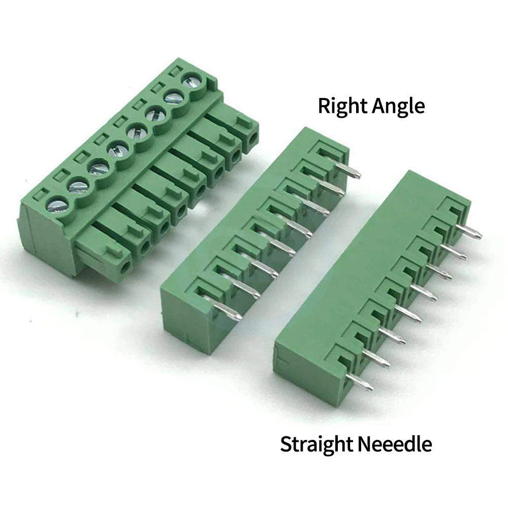 (10 Sets) KF2EDG 3.81mm ( 2EDGK + 2EDGV / 2EDGR ) Plug-in Terminal Block 15EDG 3.81 Straight Pin / Right Angle Plug Set 2~24P