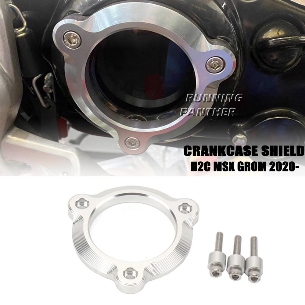 

For HONDA H2C MSX GROM 2020 - 2022 Engine Case Crash Slider Protector Motorcycle Accessories Crankcase Cover Guard H2C Msx Grom