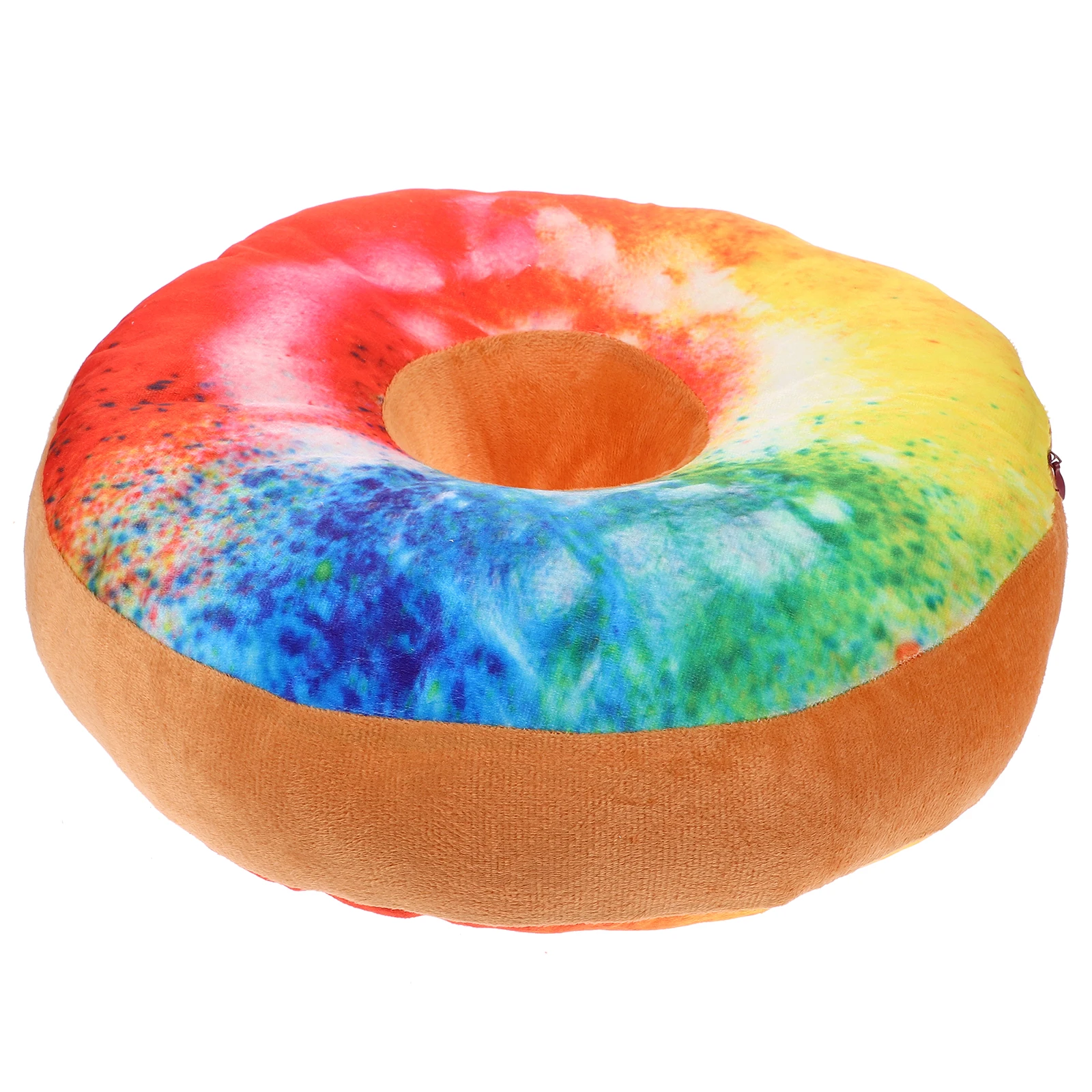 Cuscino per ciambella al cioccolato Cuscino per sedile Decorazione giocattolo Cuscini per ciambella Forma di cibo dolce Sedia di riempimento carina Morbido realistico