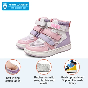 Children Orthopedic Sneakers Casual Shoes Girls Sporty School Tennis Winter Spring Boots Toddler's Flatfeet Size 24-38