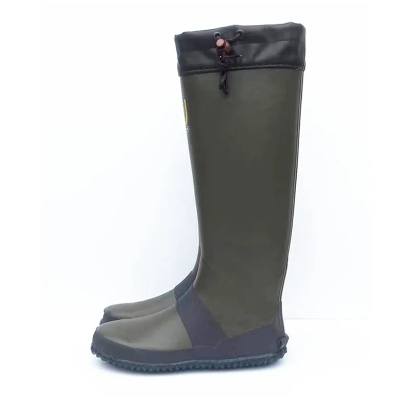 Imagem -02 - Botas de Pesca Impermeáveis de Borracha Macia para Homens e Mulheres Tubo Alto Botas de Chuva Leves Caminhadas ao ar Livre Camping Caça Sapato de Água