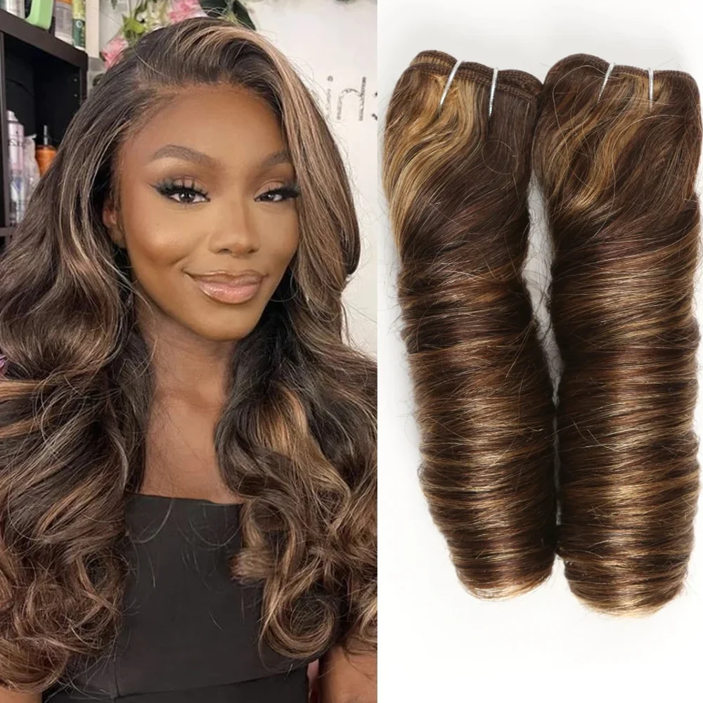 2 Pcs/Pack Loose wave Brazilian Hair Weave Bundles 10-18 Inch Human Hair Bundles For Women Bundles Sale Human Hair Extension