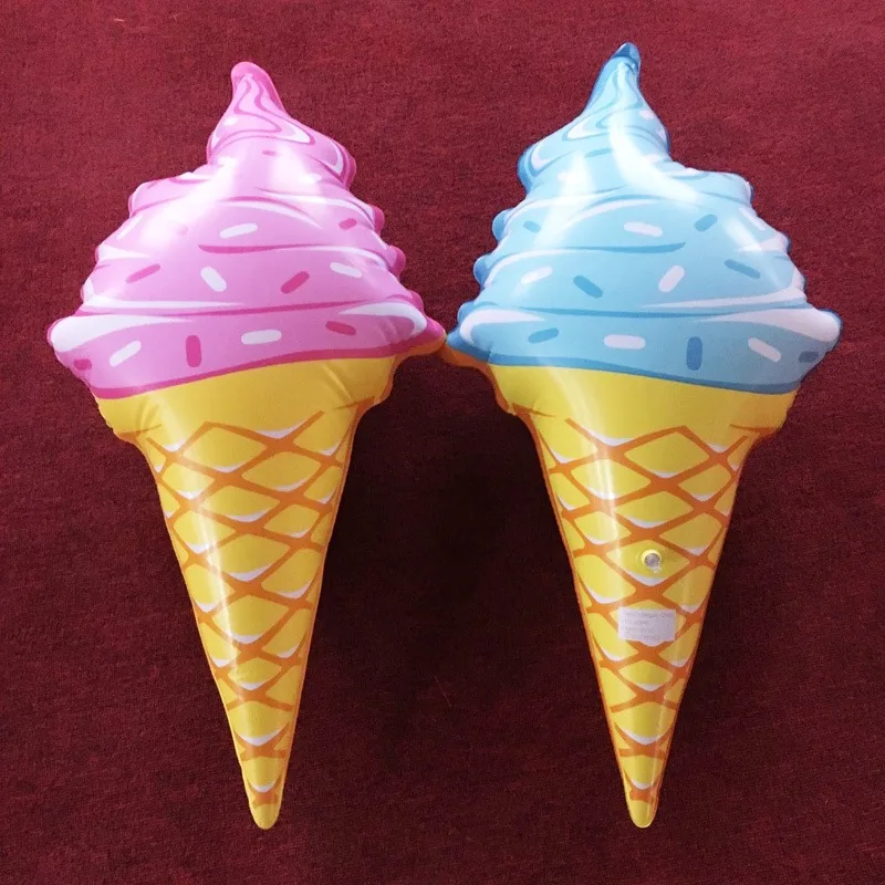 特大インフレータブルおもちゃアイスクリームフローティングウォーター Paly パーティー小道具夏の屋外プールビーチ Pvc インフレータブルおもちゃ写真モデル