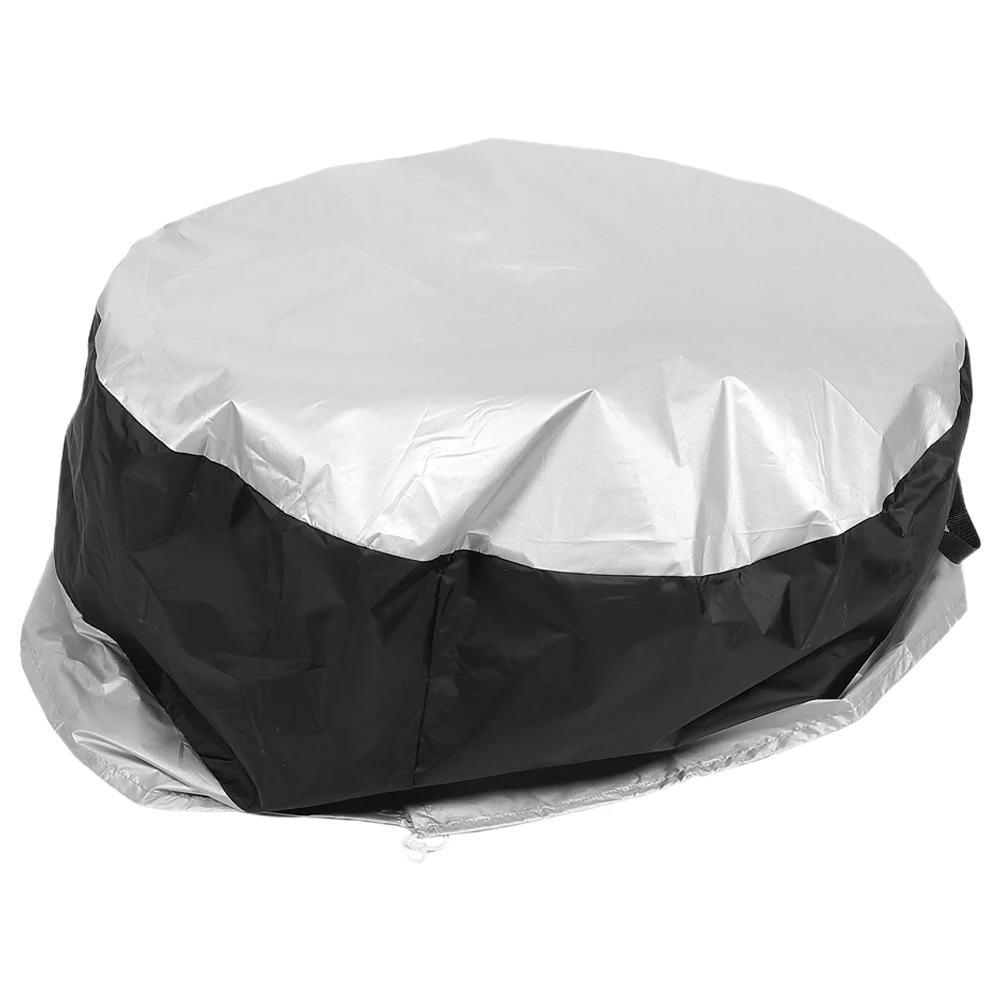 

Oxford Cloth Tire Cover Universal Spare Tire Storage Bag Handle Dust Uv Protection for Cars Suvs Trailers Camper Rv Wheel Covers