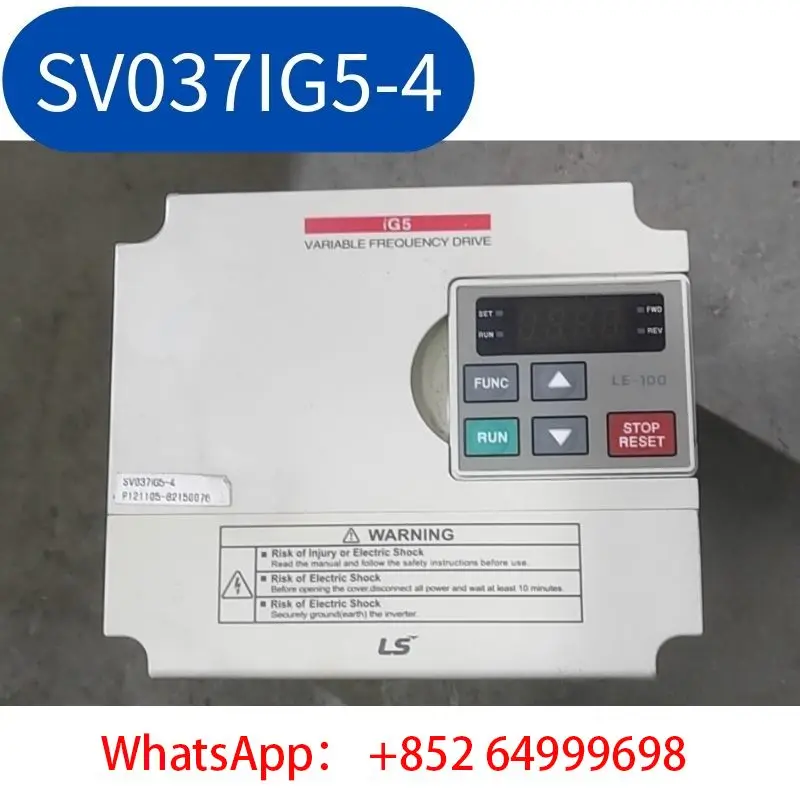 

SV037iG5-4 inverter 380V 3.7KW second-hand Test OK