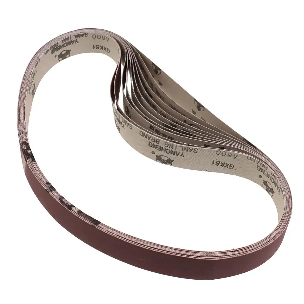 10 " *30" サンディングベルト、酸化アルミニウム研磨ファイン/コースグリット