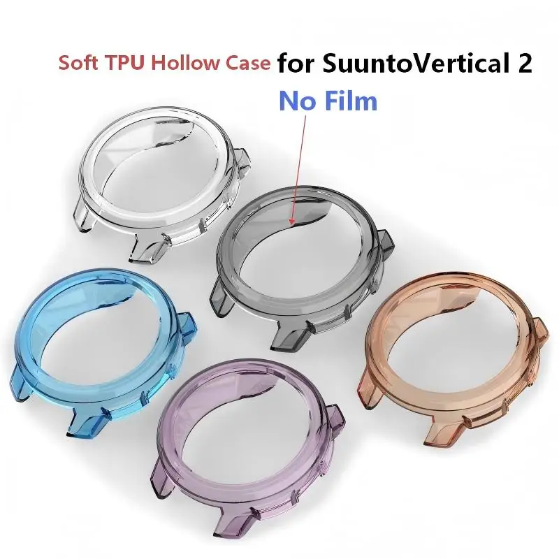 Soft TPU Case for Suunto Vertical 2 Samrt Watch Coverage Bumper  for Suunto Vertical Protective Cover Frame Protector Accessior