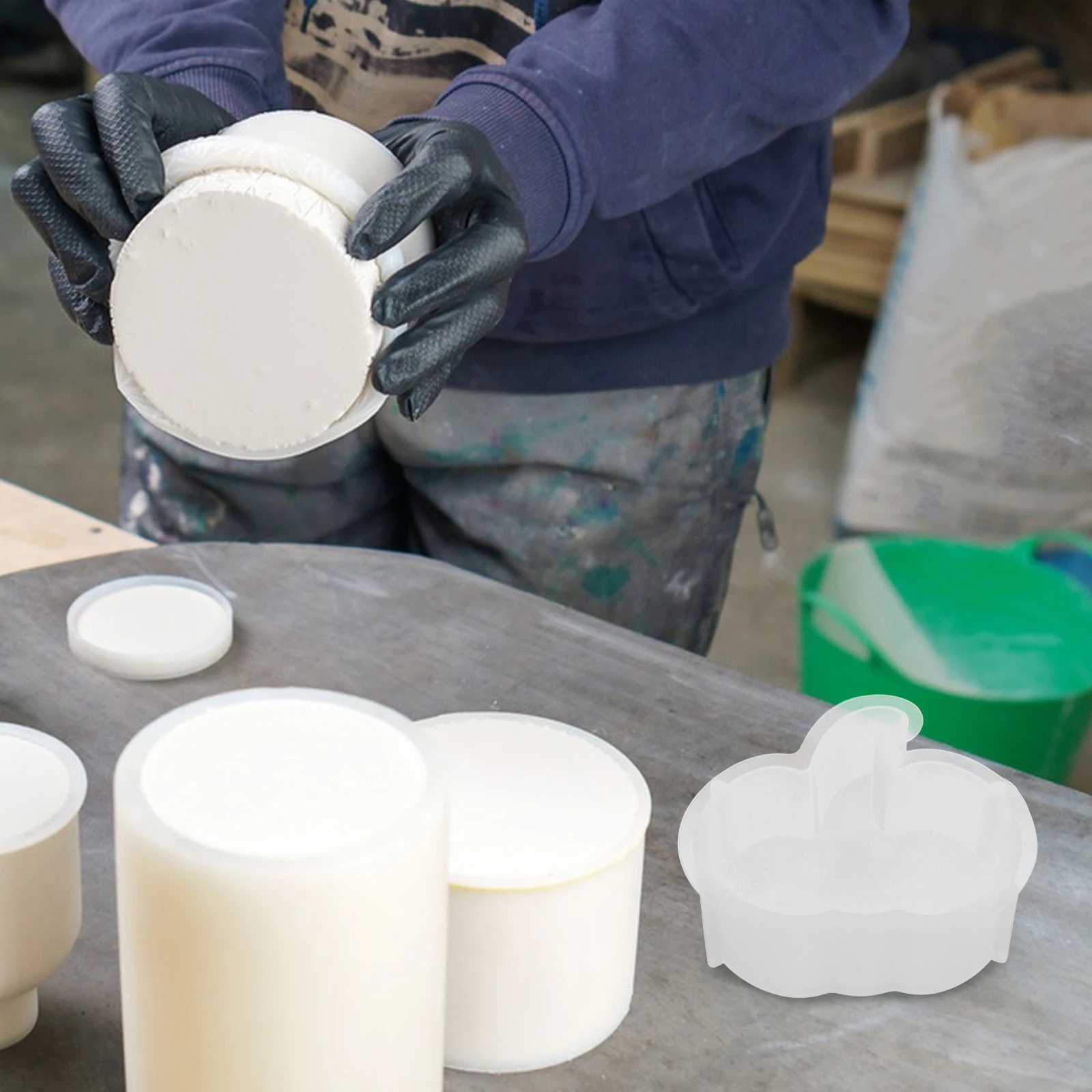 

Silicone Halloween Pumpkin Mold 3D Resin Epoxy Craft Baking Chocolate Cake Pudding Halloween Thanksgiving Fall Holiday Diy