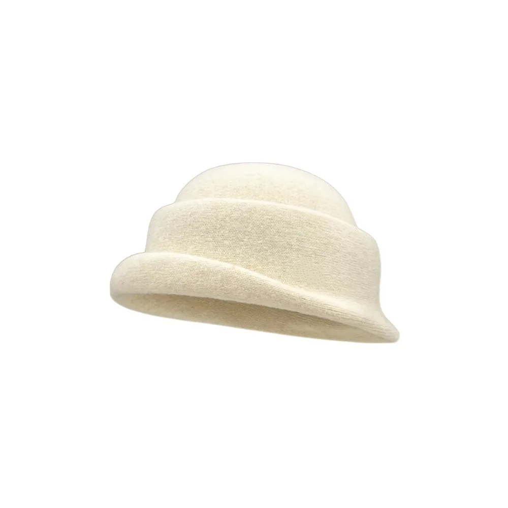 Princess Hat Vintage Looking Woolen Rolled Edge Cap Versatile Solid Color British Top Hat Beret Warmer Woolen Formal Hat Banquet