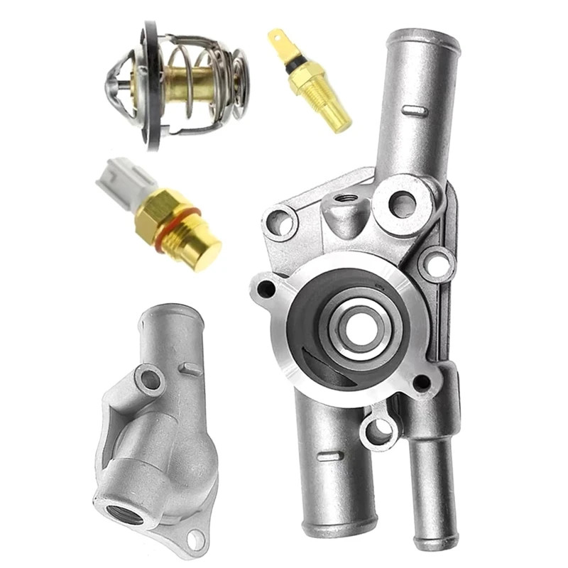 Super Sale 16333-10011 Coolant Thermostat Housing Water Inlet Kit for Toyota Corolla Sprinter Tercel 1633311190 1633310011