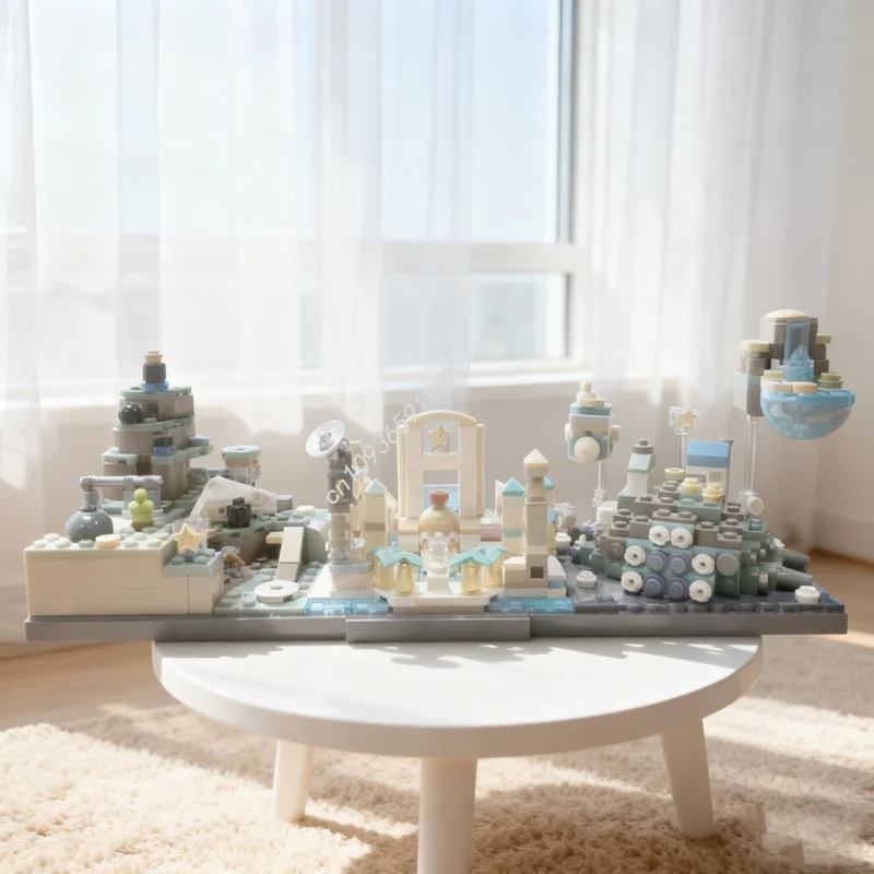 

845pcs MOC Mariose Skyline Model Building Blocks Architecture Toy Assemble Creative Idea Education Christmas Gift Brick Kids