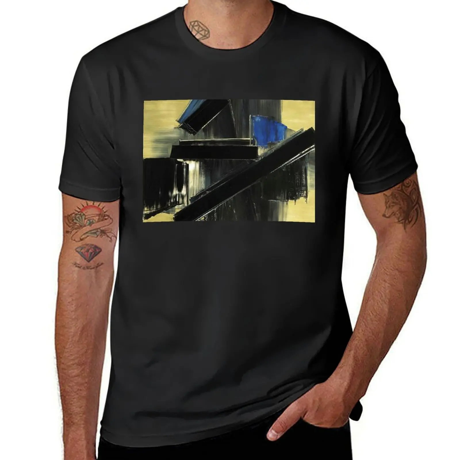 Pierre Soulages - Peinture 21 Juillet 1958 - 1958 T-Shirt sublime summer clothes plus sizes black t shirts for men