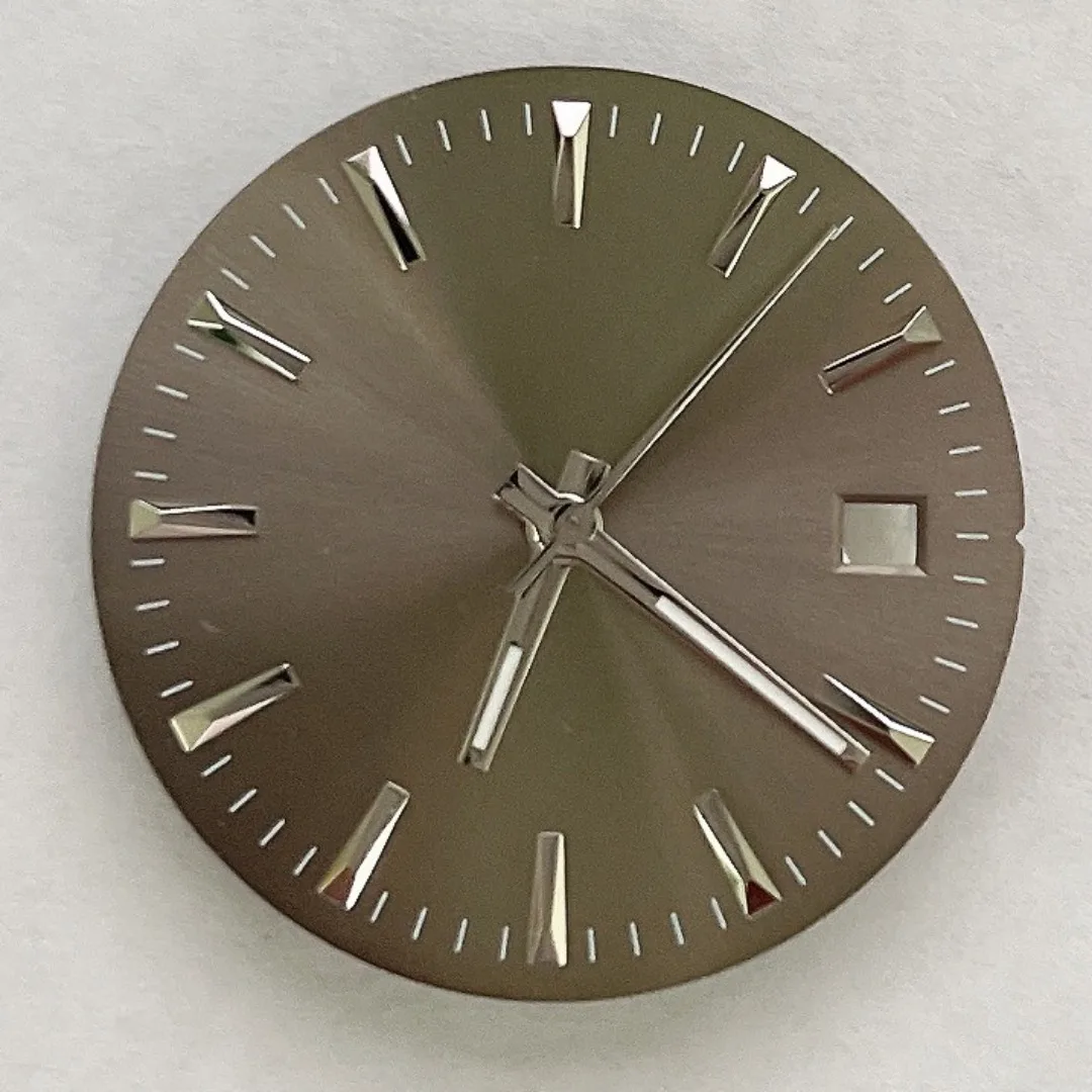 28.5 مللي متر المشارب أمة الله ساعة بسيطة الطلب والأخضر مضيئة الأيدي مجموعة تعديل ساعة اكسسوارات لحركة NH35 4R36 7S