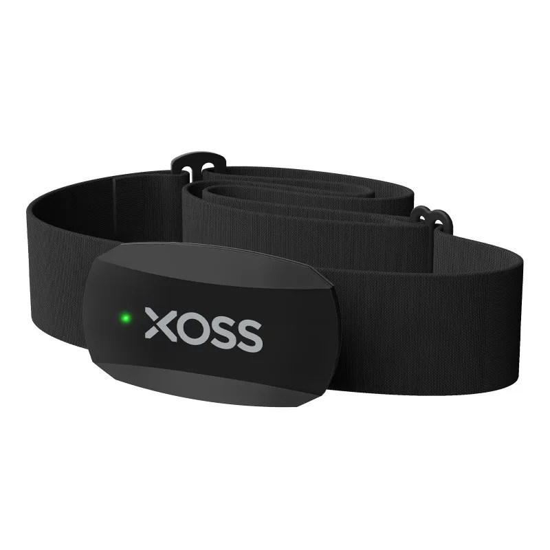 

XOSS X2 Нагрудный датчик частоты сердечных сокращений Bluetooth и ANT+ для беспроводного фитнес-мониторинга при езде на велосипеде, беге, пеших прогулках и занятиях спортом на открытом воздухе