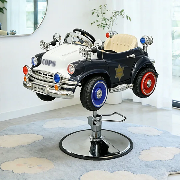 Barber Shop Styling Chair Kids Hot Sell Salon Furniture Small Car Seat Children Hair Cutting Barber Chair With Led For Kids