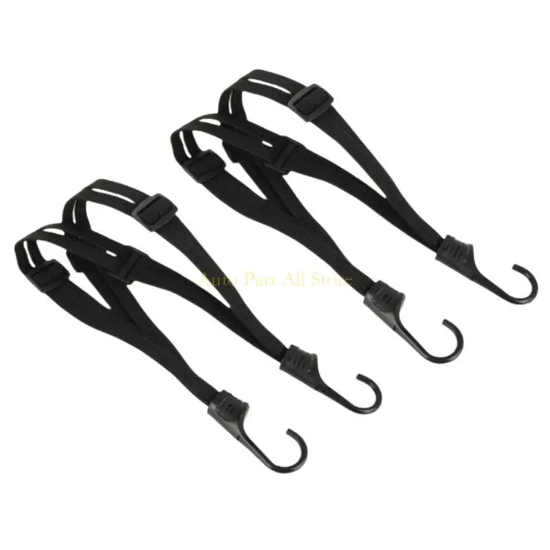 J0MA amarra Biciciclos Capacete motocicleta Fixando corda bagagem elástica com gancho