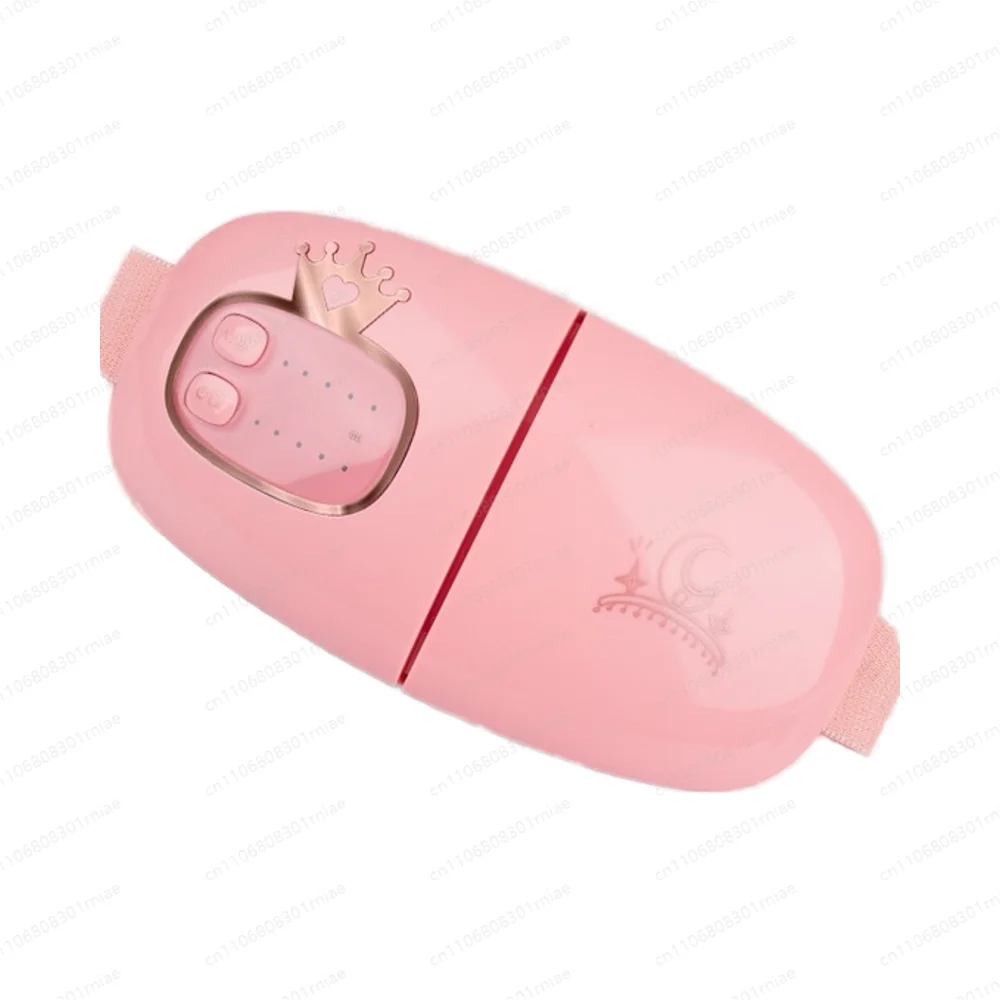 Wholesale new folding warm palace belt portable vibration cold and hot compress waist heating massage belt music function 1h