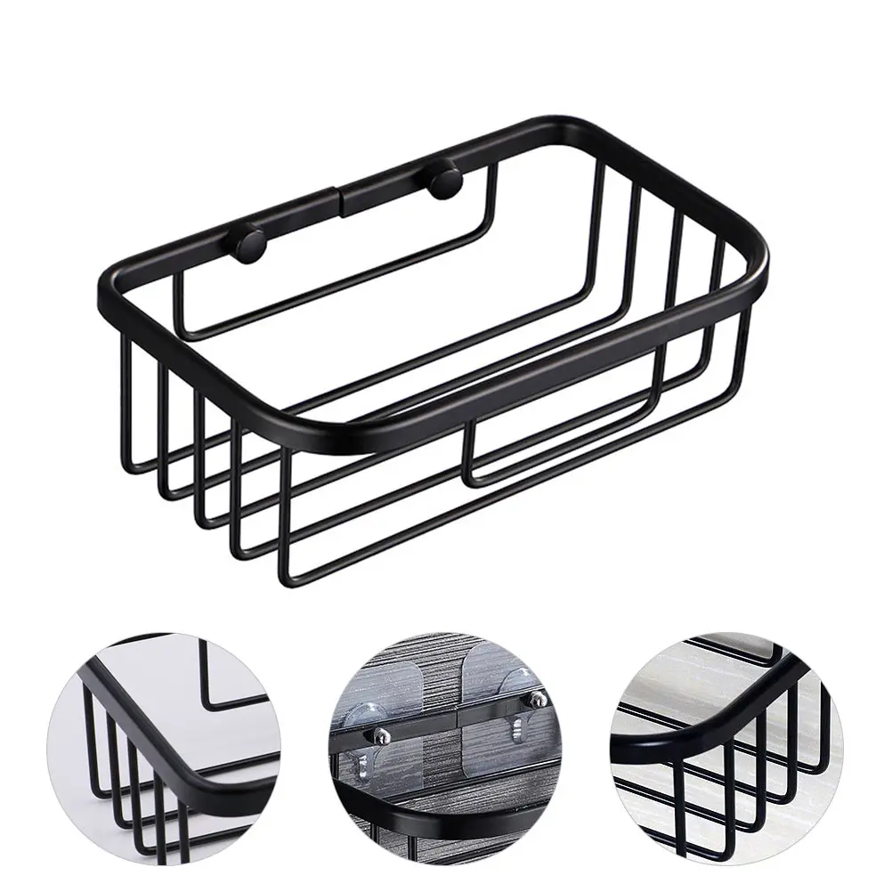 

No Punching Tissue Holder Aluminum Suction Cup Bathroom Tissue Paper Shelf Roll Paper Rack Household Storage Organizer For Home