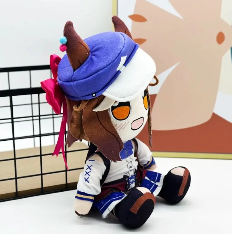 

Uma Musume Agnes Tachyon Erisu Kon Plush Doll Pretty Derby Anime Peripheral Fan Made Merchandise Cotton Doll Birthday Presents