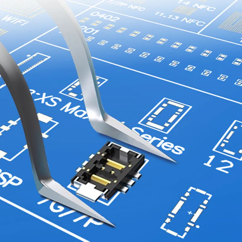 

RELIFE RL-044R Welding Practice Board for Phone Repair Flying Wire Connector Socket Capacitor Soldering Test Practice Tool