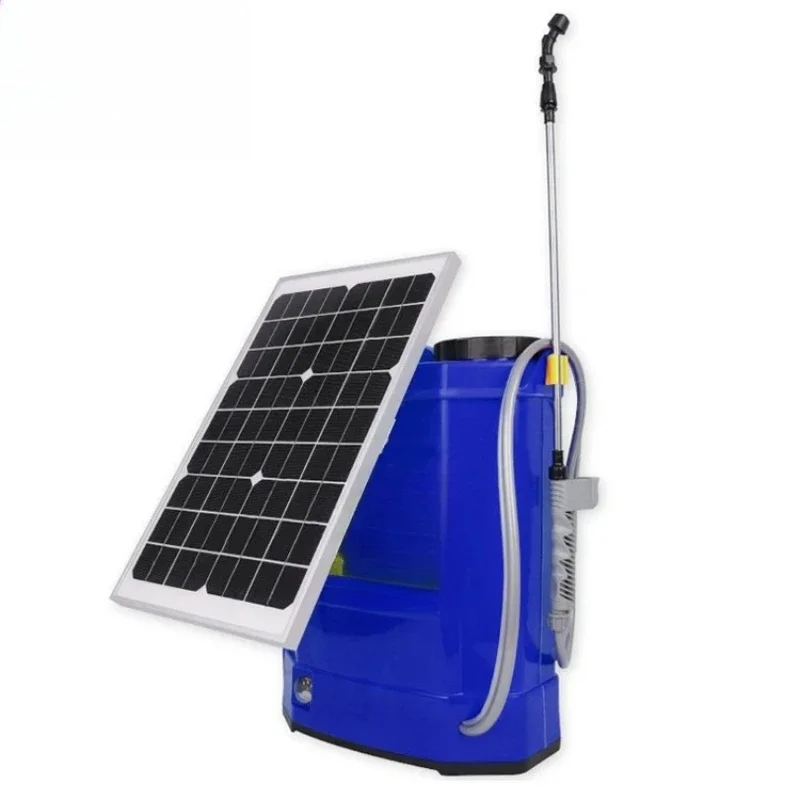Agricultural 16-liter backpack electric spray pump for orchards and fields Knapsack solar panel powered sprayer