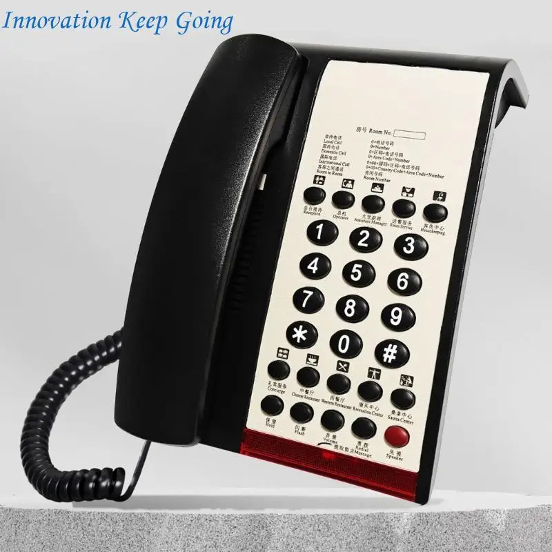 E65C Efficient Hotel Communication Phone With Speed Dials Option For Easy Access