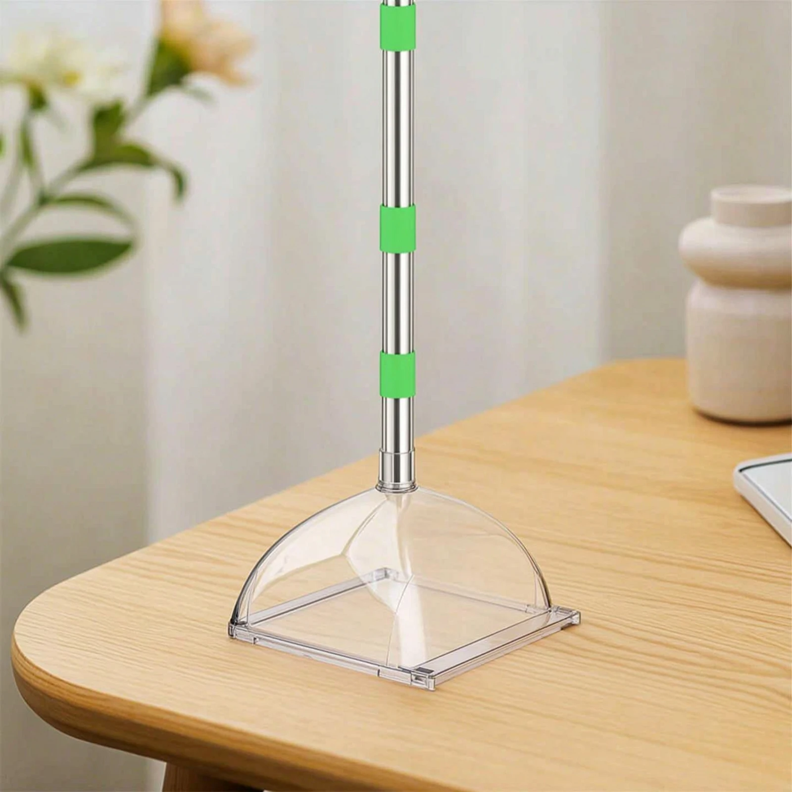 Arachnid Catcher with Sliding Door Foldable Catcher with Telescopic Handle Humane Bug Capture Extended Reach Arachnid Grabber