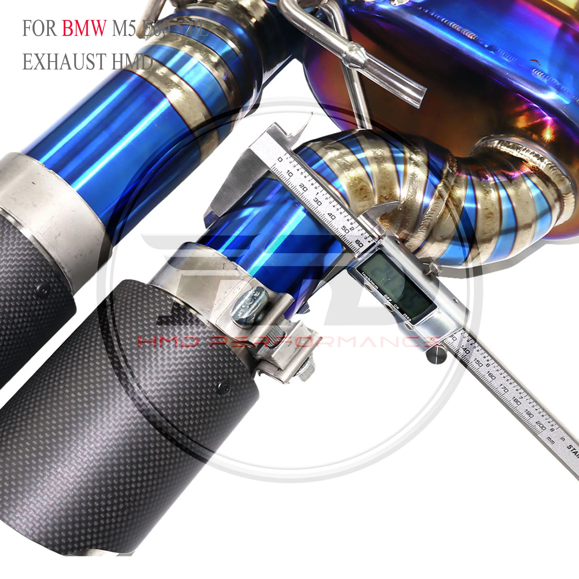 

HMD Hot Sales Catback For BMW M5 E60 5.0L Titanium Alloy Valves Exhaust With Electronic Valve X-Pipe Design With Muffler Tips