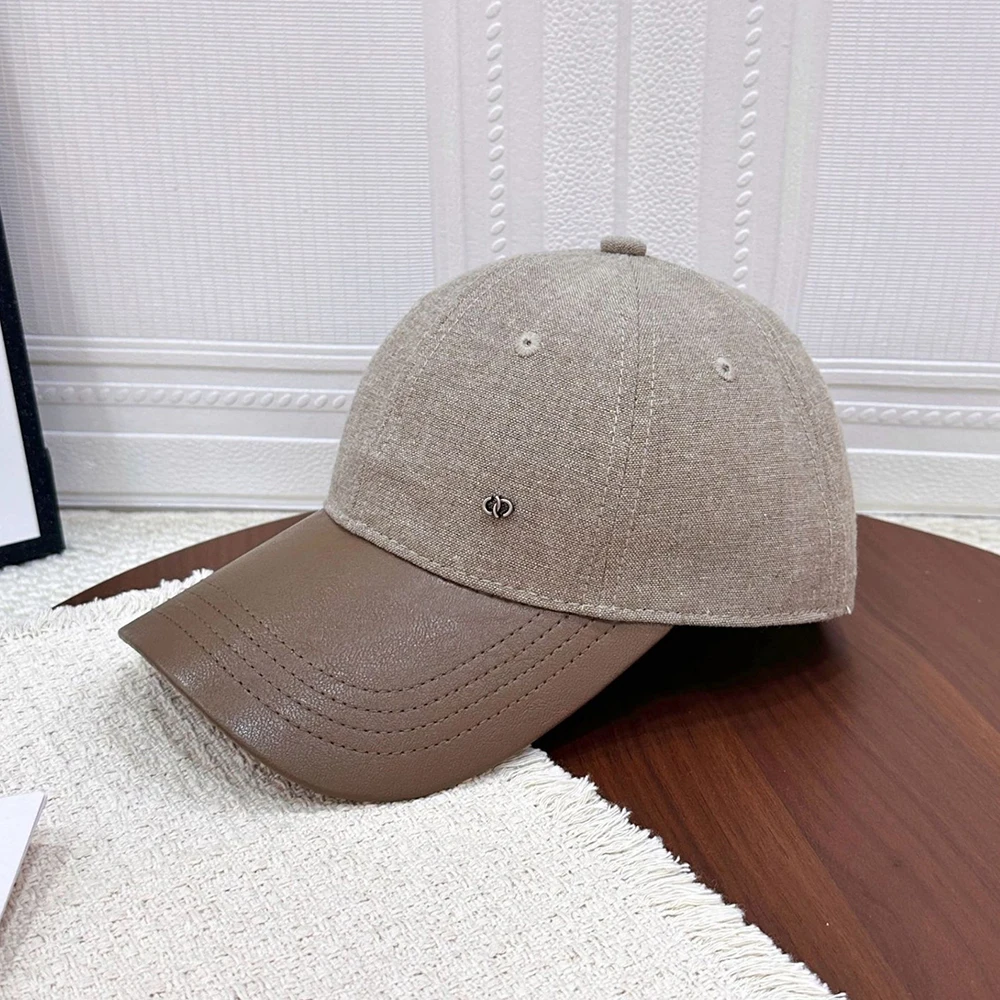 Baseball Cap Women Men Hat Wool Polyester Sun Protection Windproof Accessory For Autumn Winter Golf Climbing Fishing Outdoor